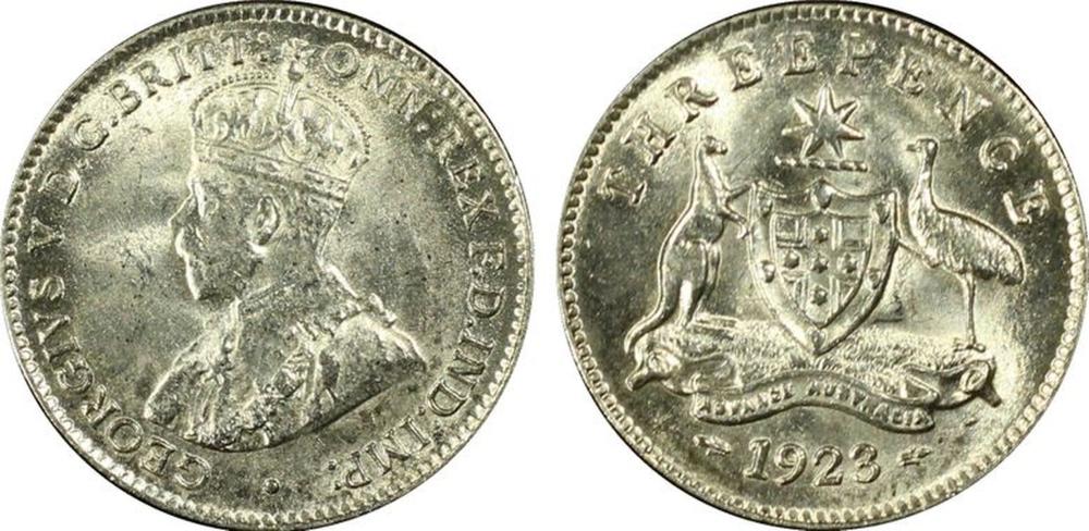 Australia 1923 Threepence P... image