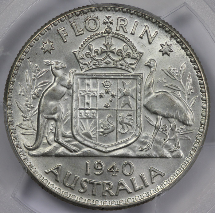 Australia 1940 Florin, PCGS... image