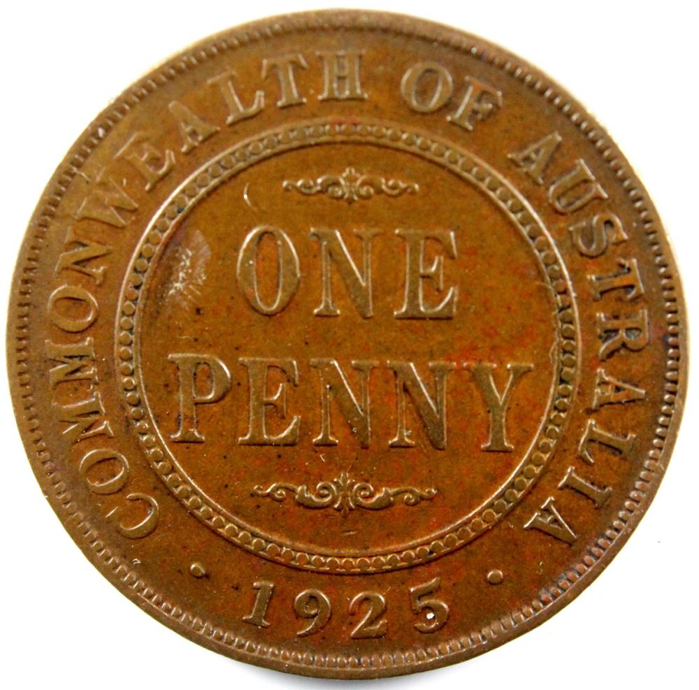 Australia. 1925 Penny, abou... image