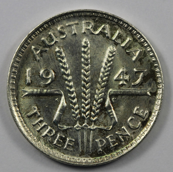 Australia 1947 Threepence, ... image