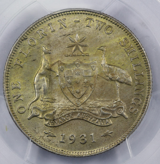 Australia 1931 Florin Coin ... image