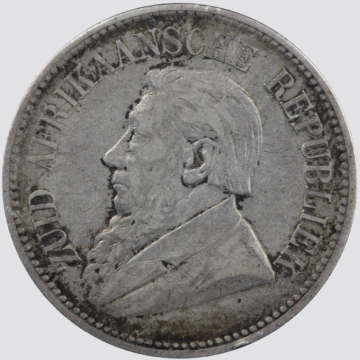 South Africa 1895 2- 1/2 Sh... image