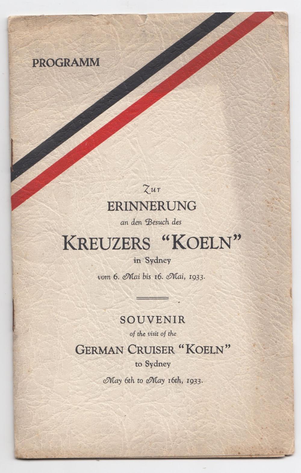 Souvenir Programme for the ... image