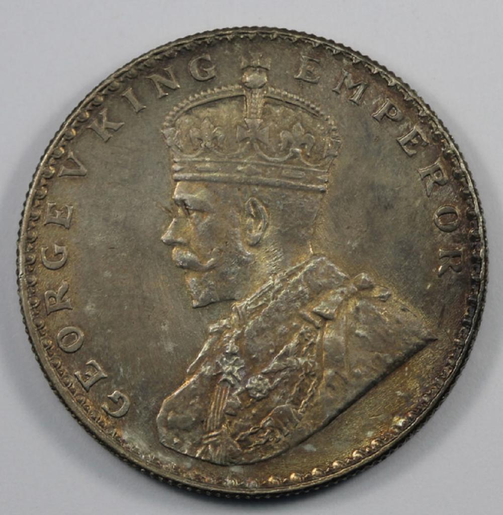 India. 1912 (B) Silver Rupe... image