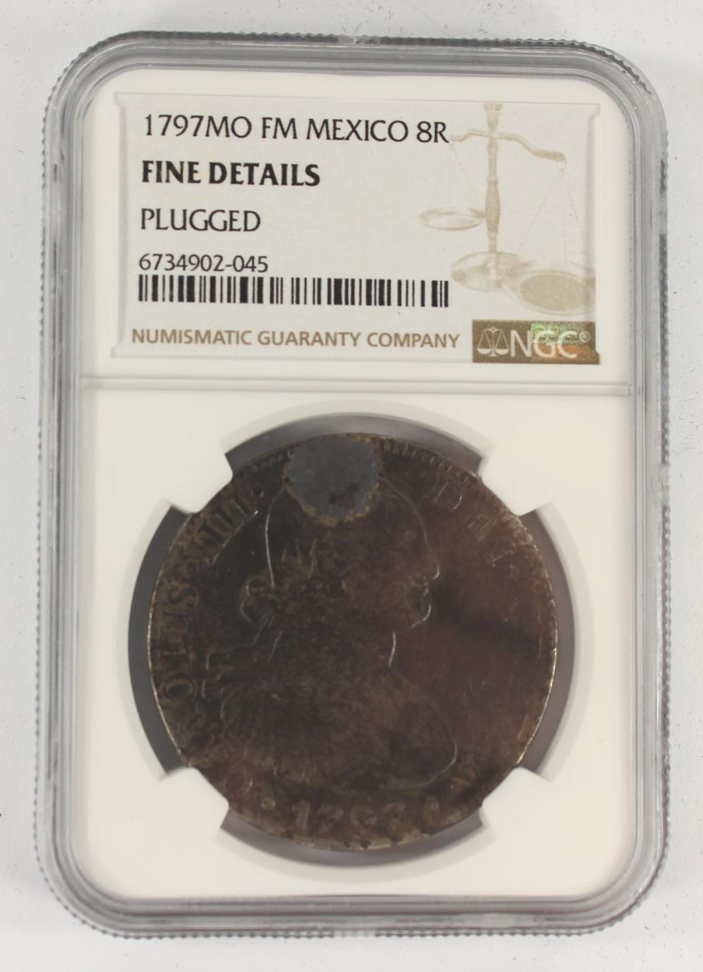 Mexico 1797 Mo Fm Silver (8... image