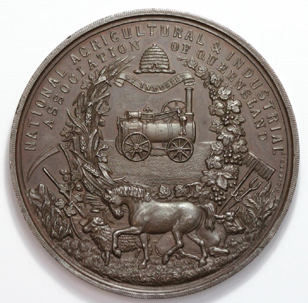 Australia. Large Bronze 'Fi... image