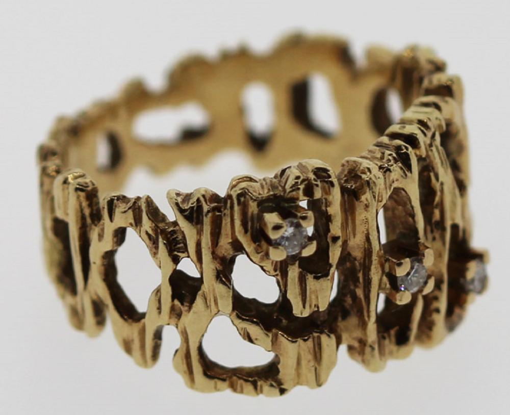 Vintage 1970s 14ct Yellow G... image