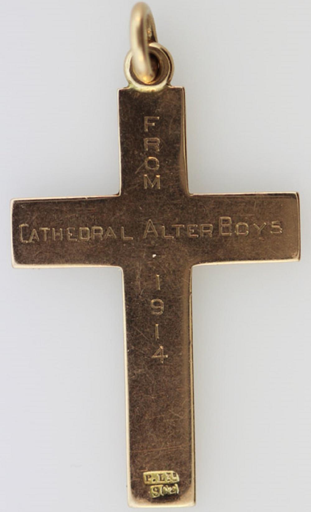 Antique Gold Cross in 9ct Y... image
