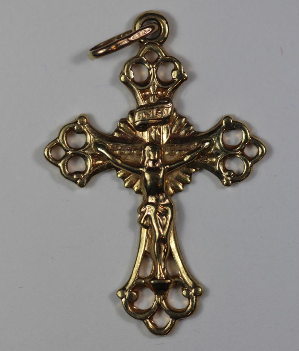 Crucifix in 9ct Yellow Gold image