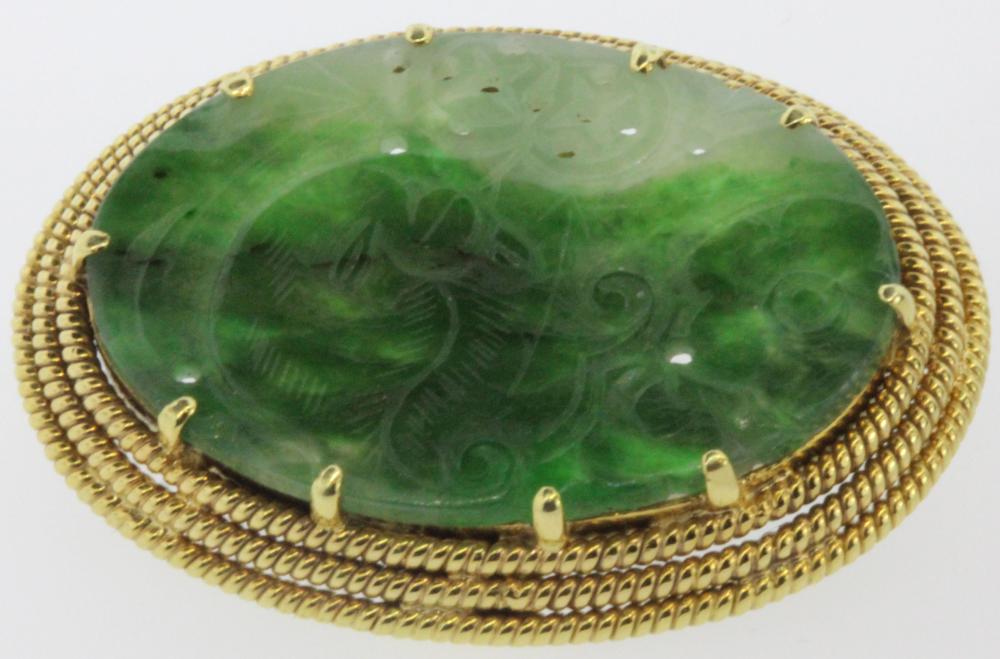 Jade Enhancer in 12ct Yello... image