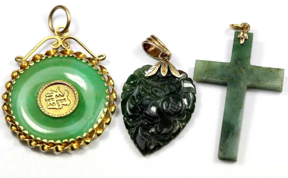 Apple Green Jade Pendant in... image