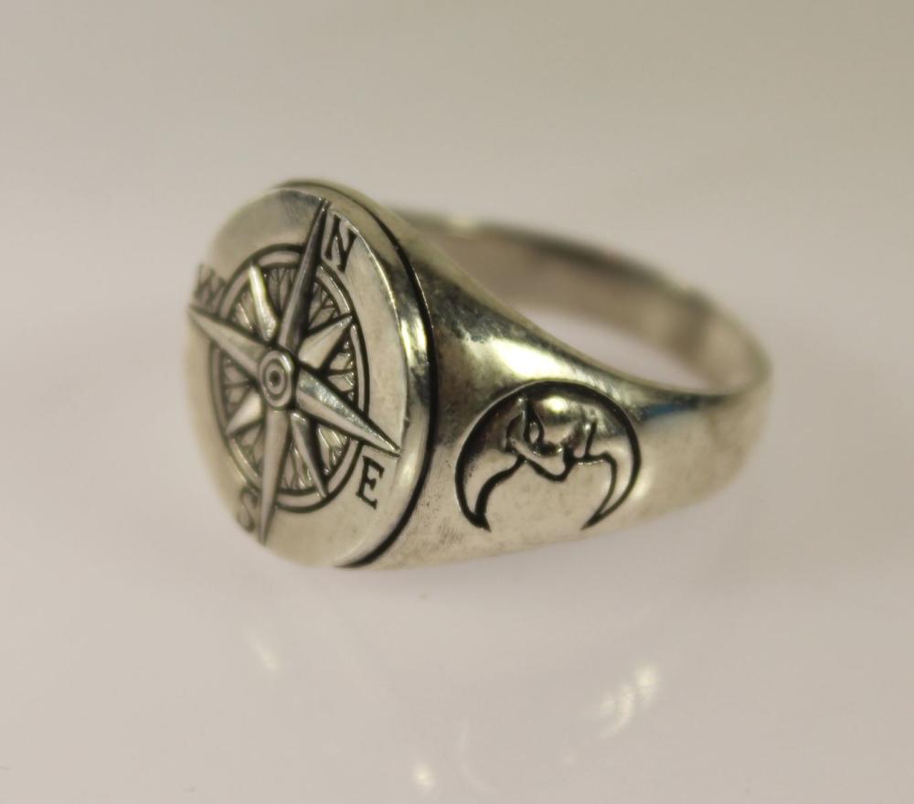 Men's Compass-design Ring i... image