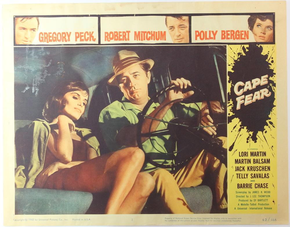 'Cape Fear,' Theatre Lobby Cards & 'Showman's Campaign Sheet with Press Release Information' (8 items)