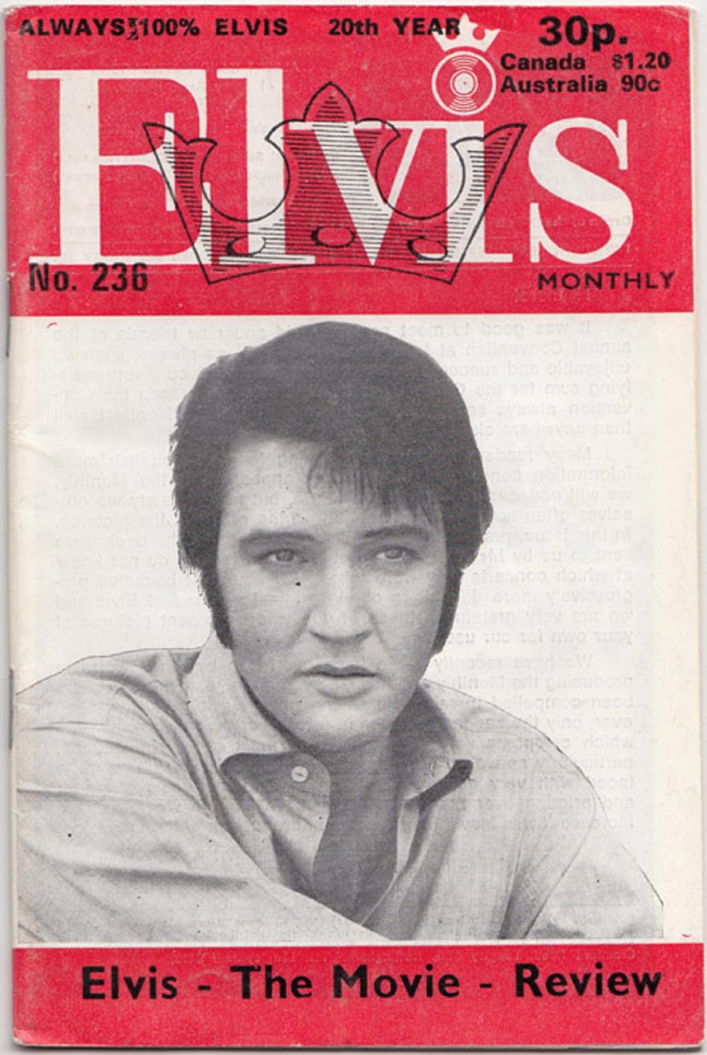 'Elvis' Monthly No. 236 (September 1979) - Posthumous edition