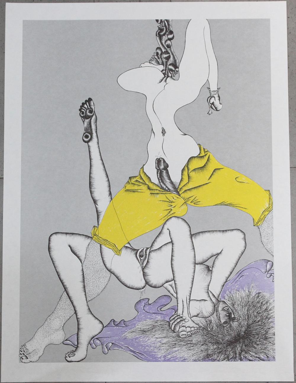 'Yellow Board Shorts'