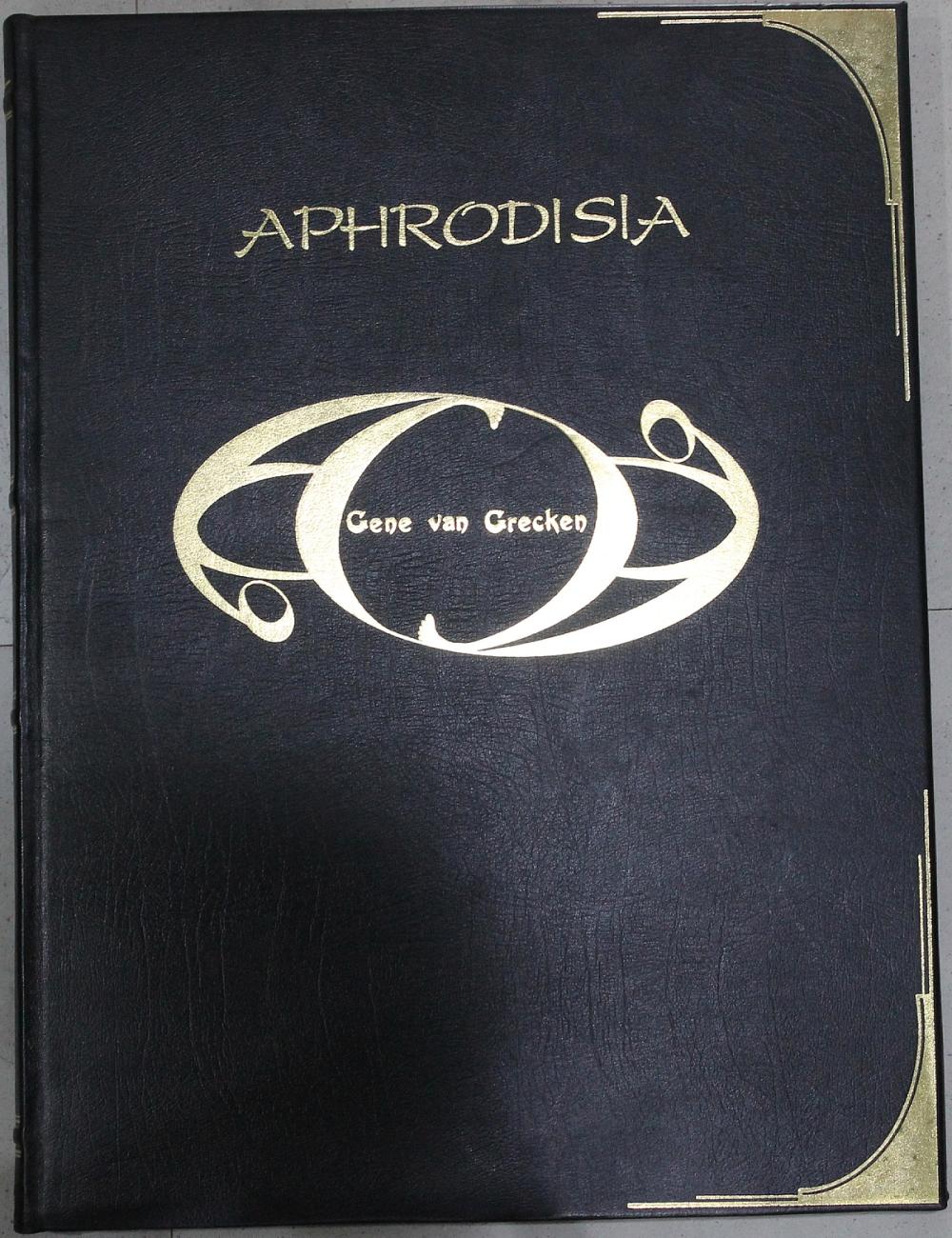 Leather Bound 1986 'First Edition' of 'Aphrodisia' by Gene van Grecken