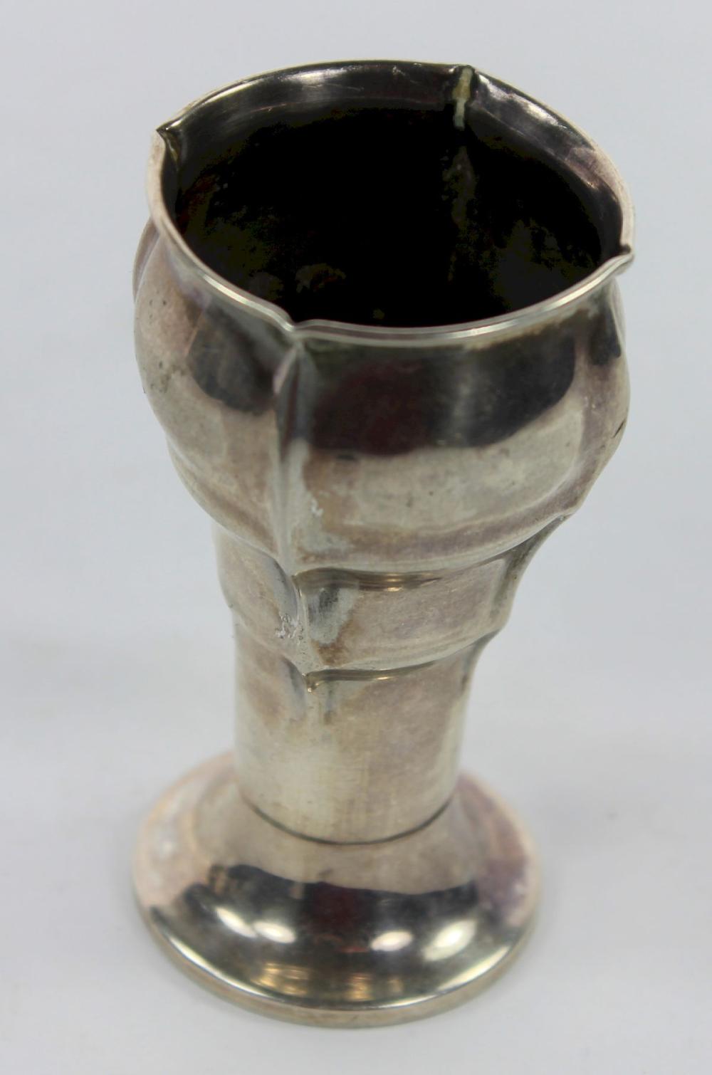 Miniature Vase in European (800) Silver
