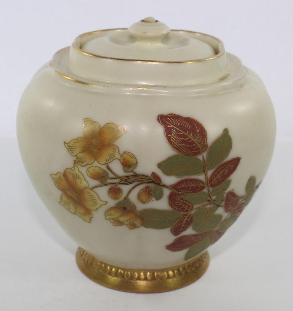 Royal Worcester Lidded Ginger Jar