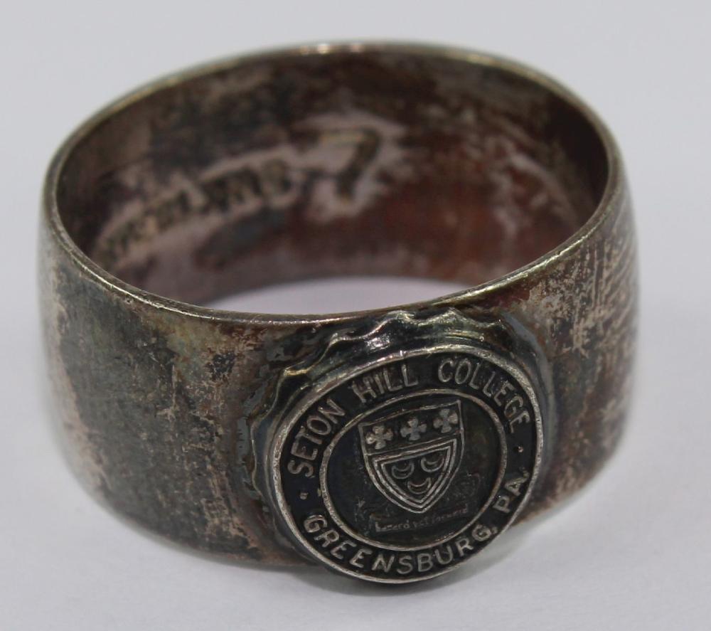 U.S.A. College Ring in Sterling (925) Silver